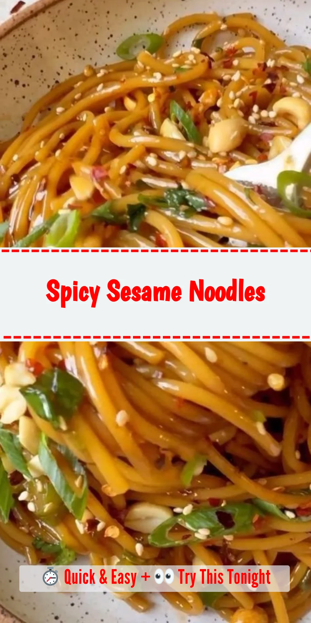 Spicy Sesame Noodles