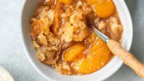 The Easiest Southern Peach Cobbler