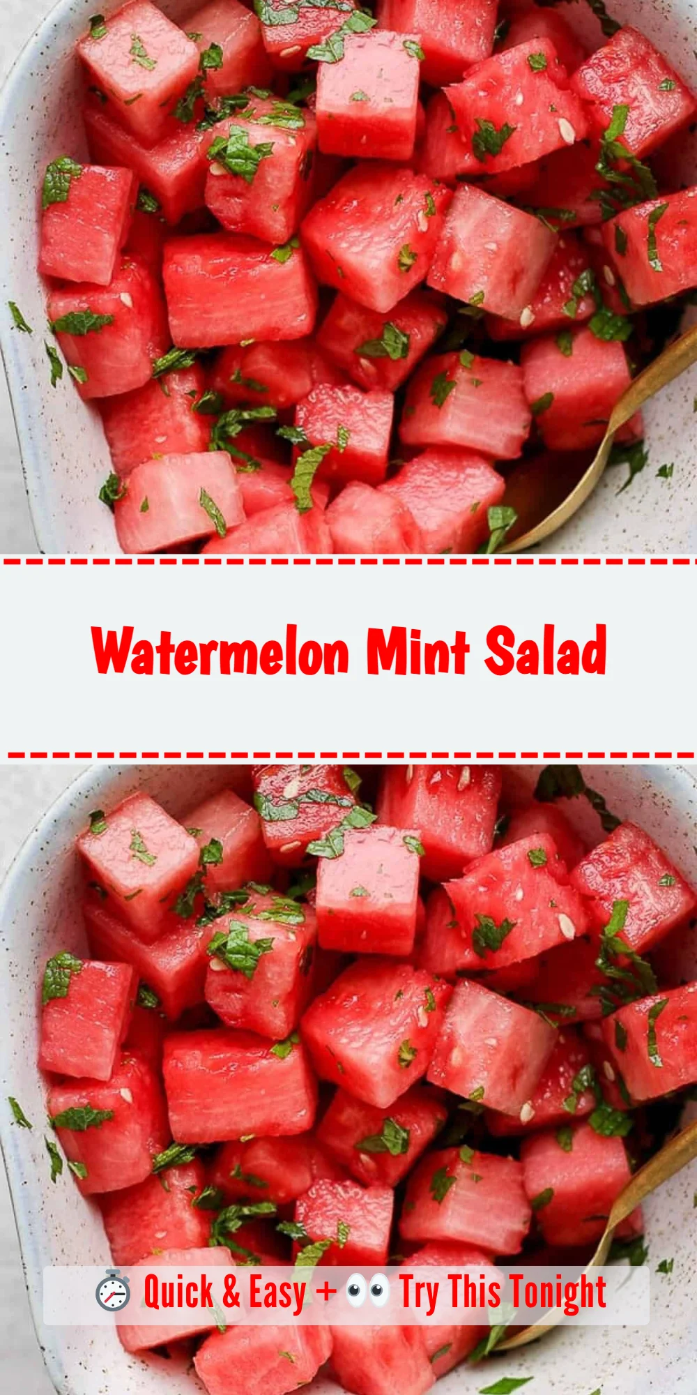 Watermelon Mint Salad