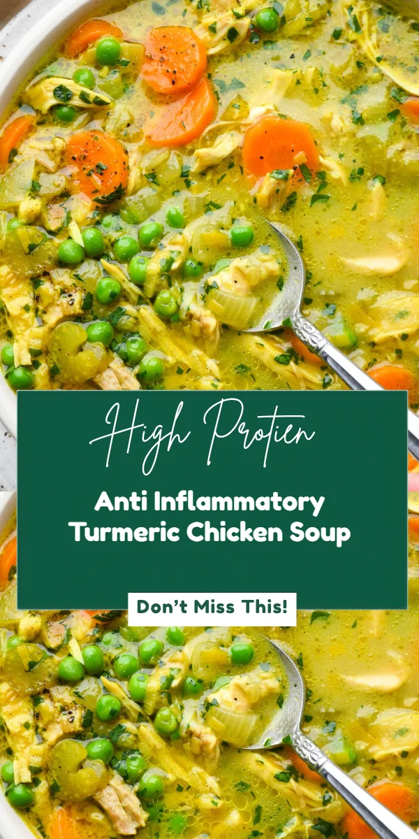 Anti Inflammatory Turmeric Chicken Soup