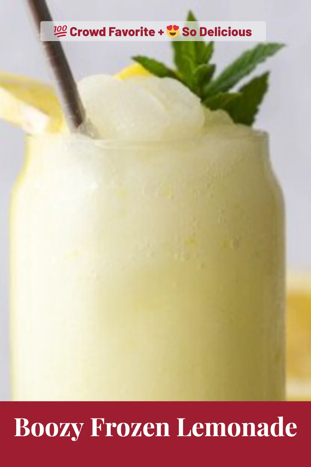 Boozy Frozen Lemonade