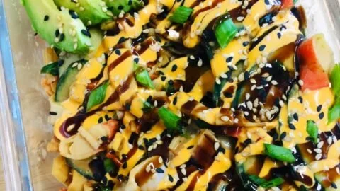 California Roll Cucumber Salad