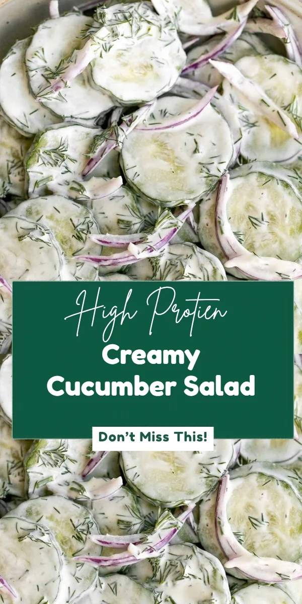 Creamy Cucumber Salad