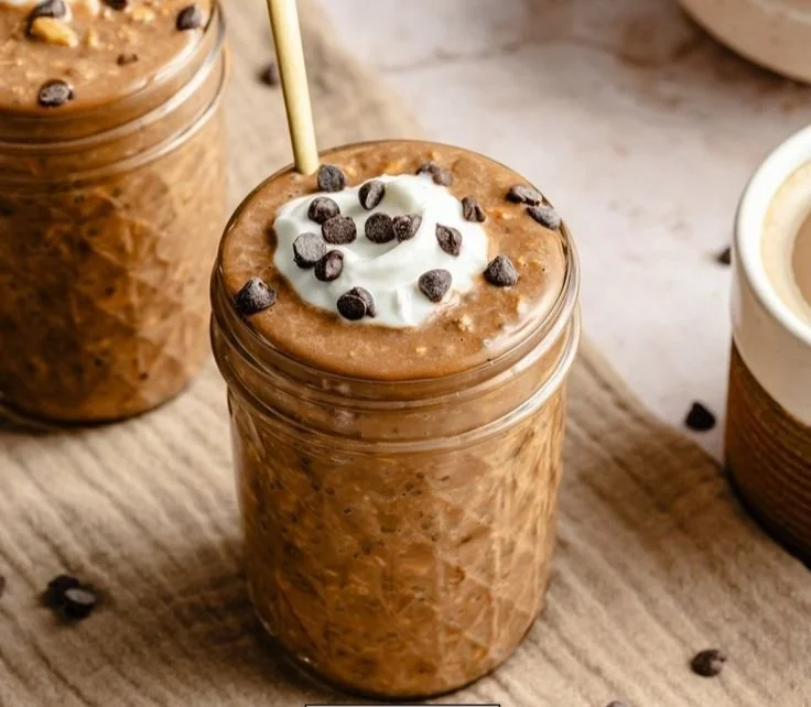 High Protein Coffee Overnight Oats