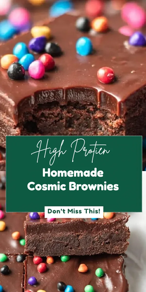 Homemade Cosmic Brownies