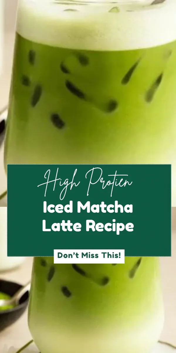 Iced Matcha Latte Recipe