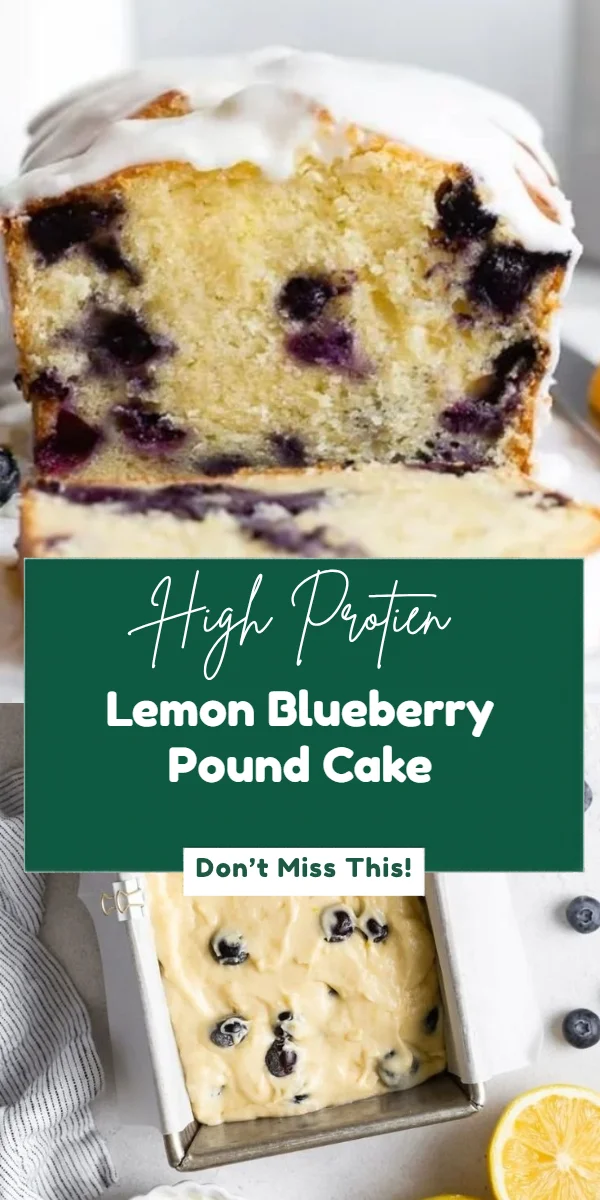 Lemon Blueberry Pound Cake