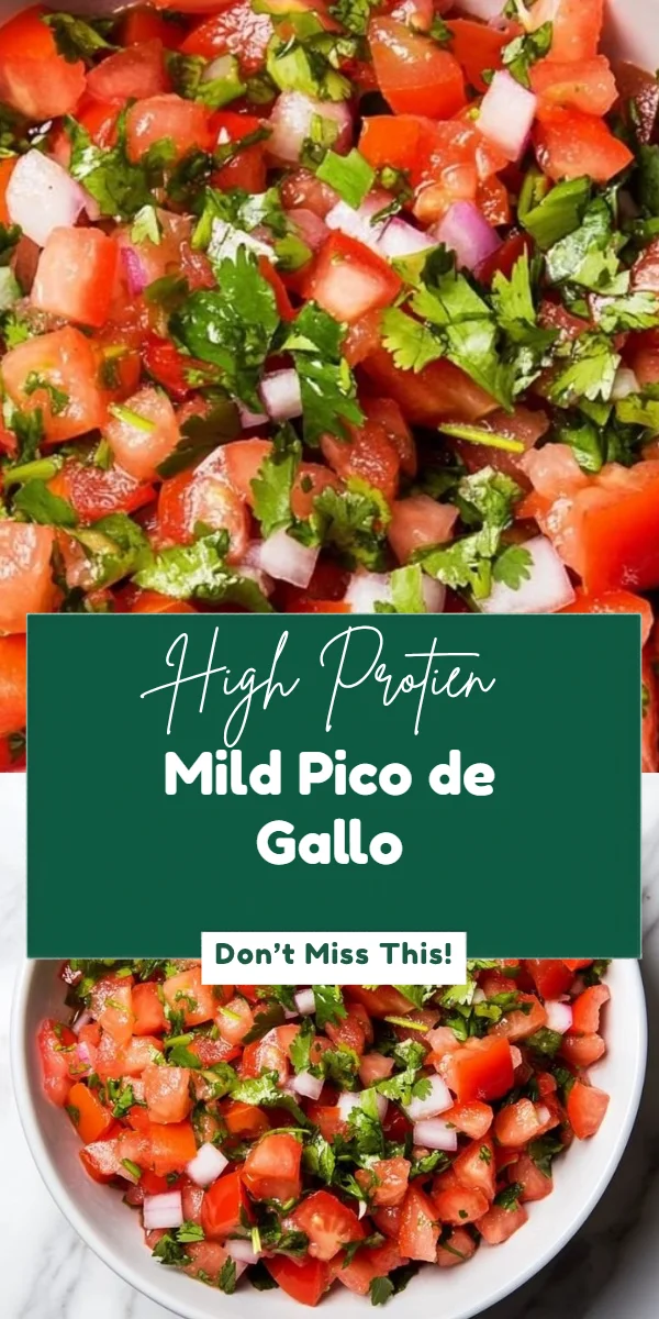 Mild Pico de Gallo