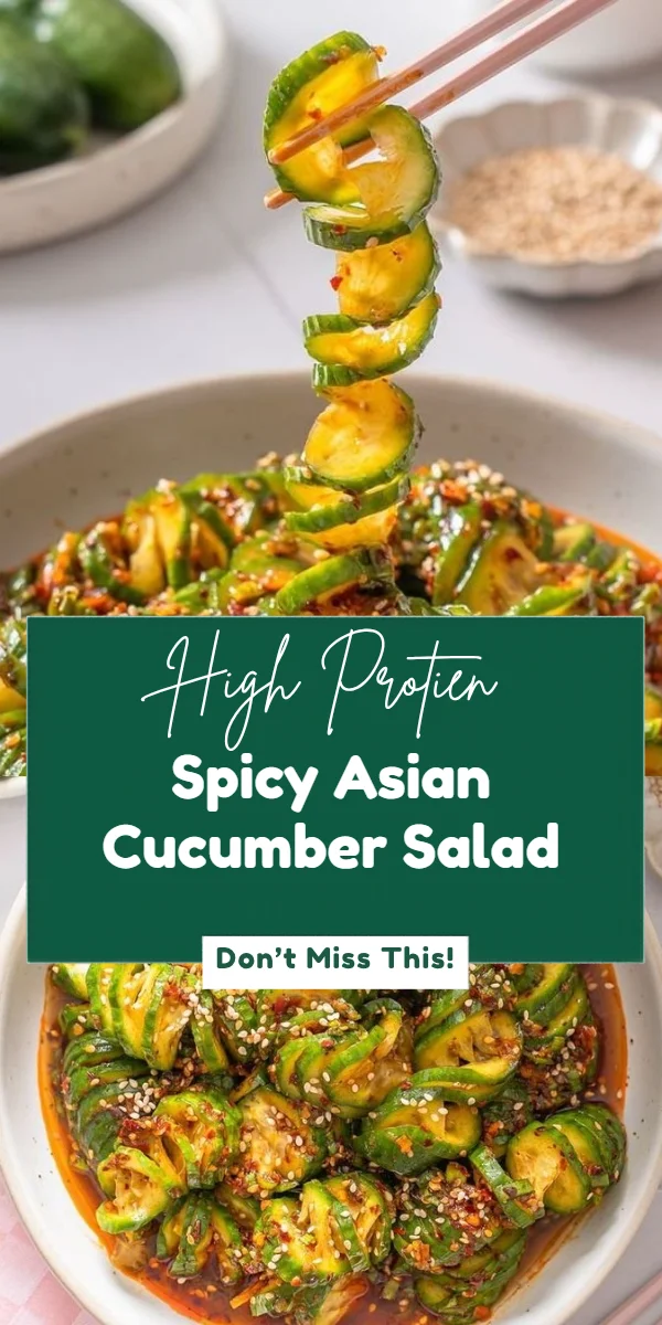 Spicy Asian Cucumber Salad