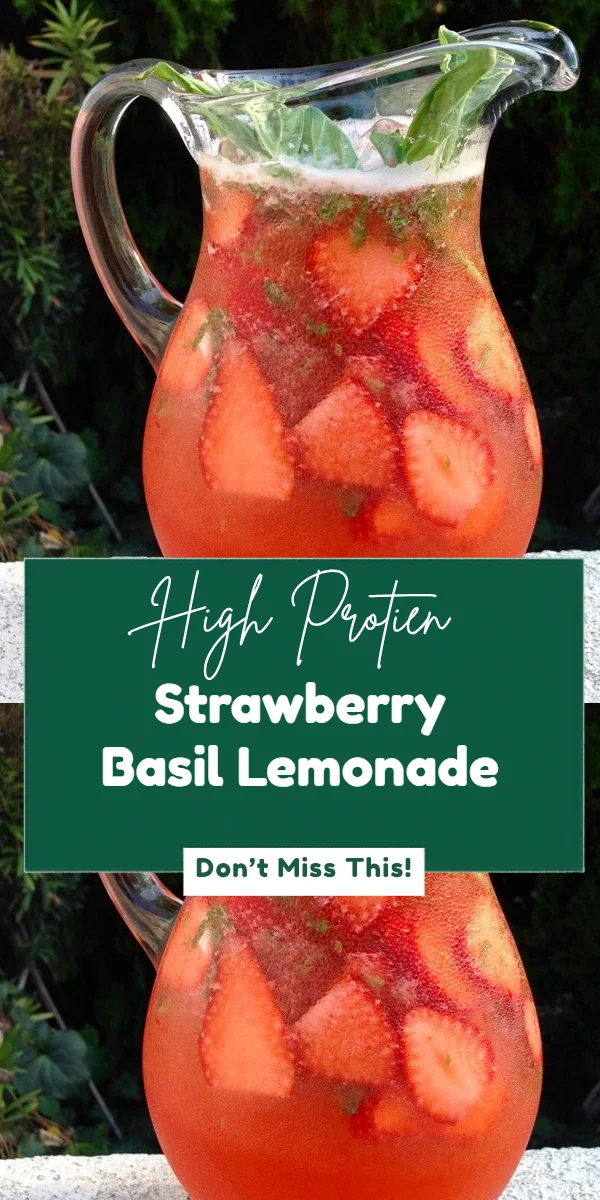 Strawberry Basil Lemonade