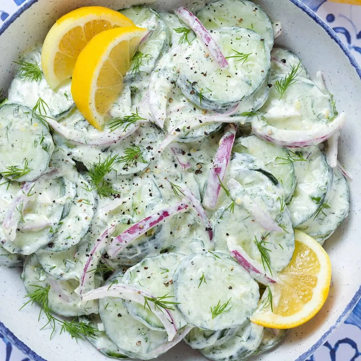 Tzatziki Cucumber Salad